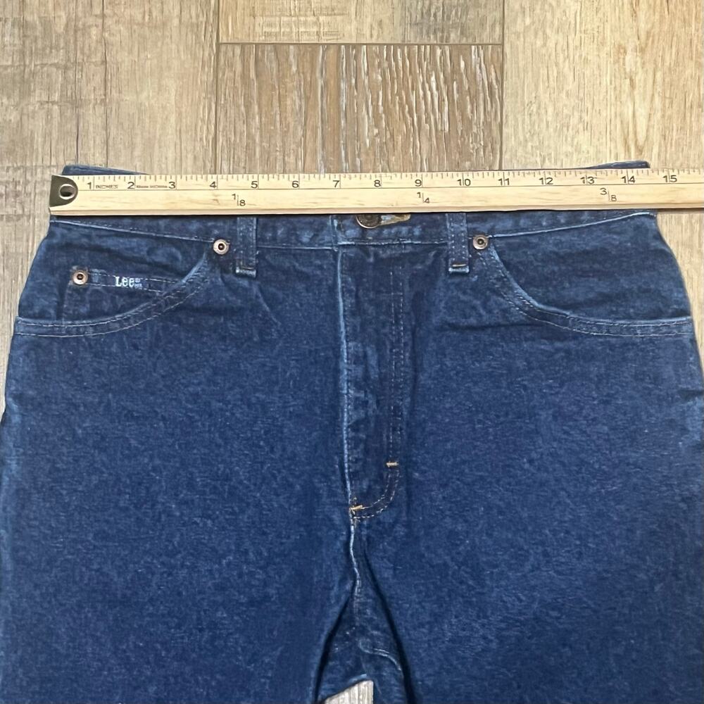 Vintage Lee Riders Jeans Mens 31x32 Blue Denim Made in USA Union Garment Workers - Picture 8 of 9
